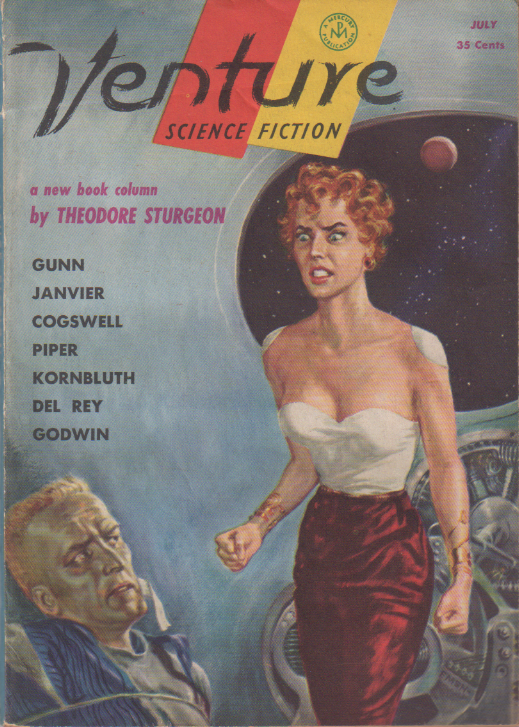 Image - cover of Venture Science Fiction, July 1957